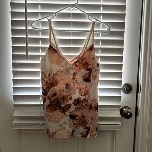 Express floral tank top